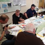 Local responders participating in simulated incident course.